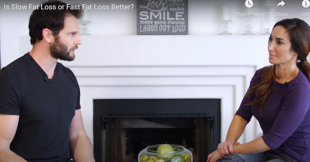 fast weight loss vs slow weight loss